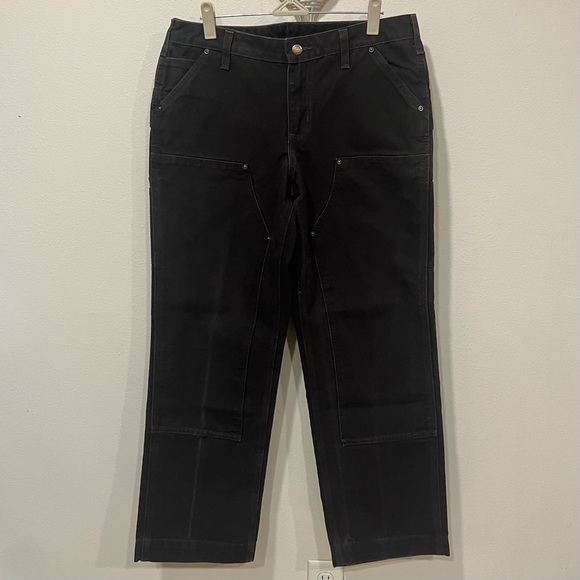 Carhartt Dark Brown Relaxed Fit Cargo Pants Women’s Size 8 - Picture 2 of 4